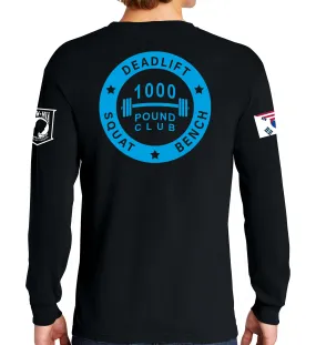 1000# Long Sleeve 50-50 Blend Unisex Shirt. This shirt IS approved for PT.