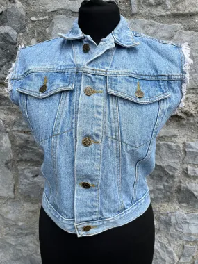 80s denim gilet 12y (152cm)