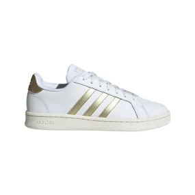 adidas Grand Court Trainers - Womens - White/Gold