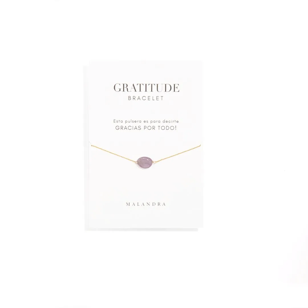 AMETHYST QUARTZ GRATITUDE BRACELET