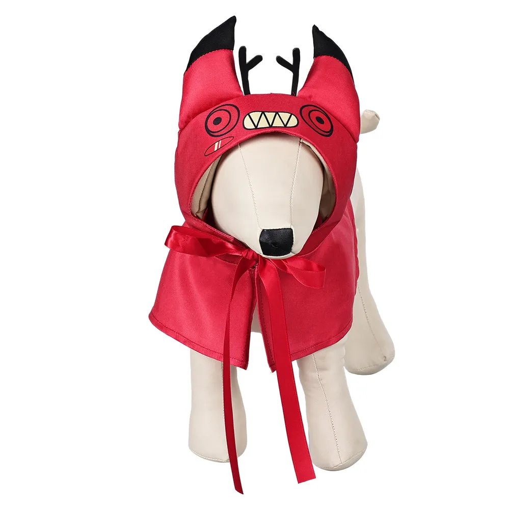 Animal Hazbin Hotel(2024) Chat Maudit Alastor Cape Costume pour Chien