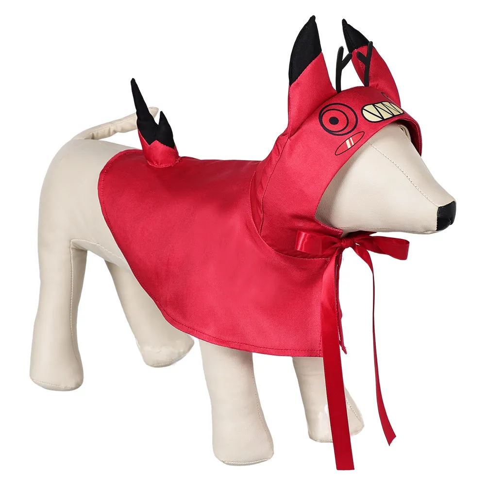 Animal Hazbin Hotel(2024) Chat Maudit Alastor Cape Costume pour Chien