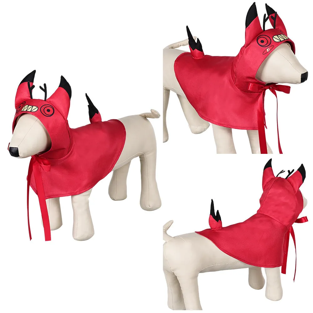 Animal Hazbin Hotel(2024) Chat Maudit Alastor Cape Costume pour Chien