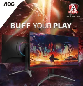 AOC AGON 31.5" 2560x1440 QHD VA 1ms,144Hz 550nits Curved 1500R, Free-Sync 2, HDR 400, USB 3.2 Gen1Ã— 4, Speakers & HAS [PC]