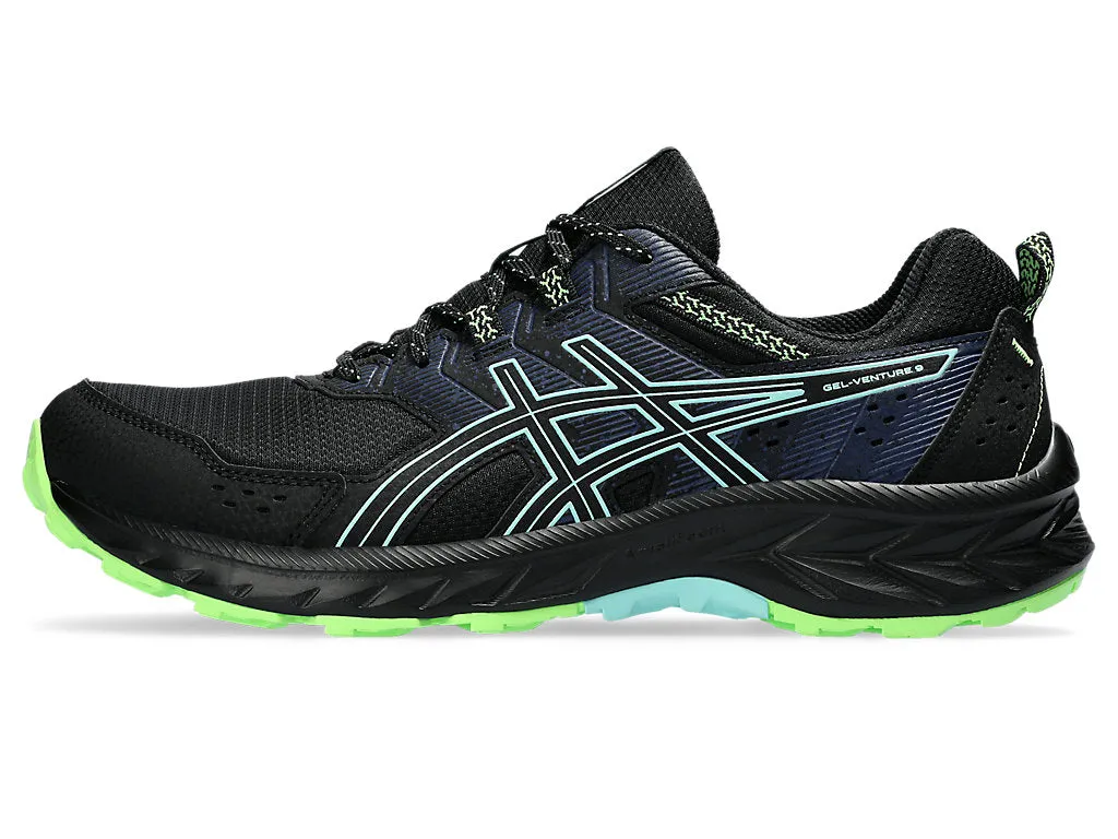 ASICS Gel Venture 9 (Black/Illuminate Mint) Mens