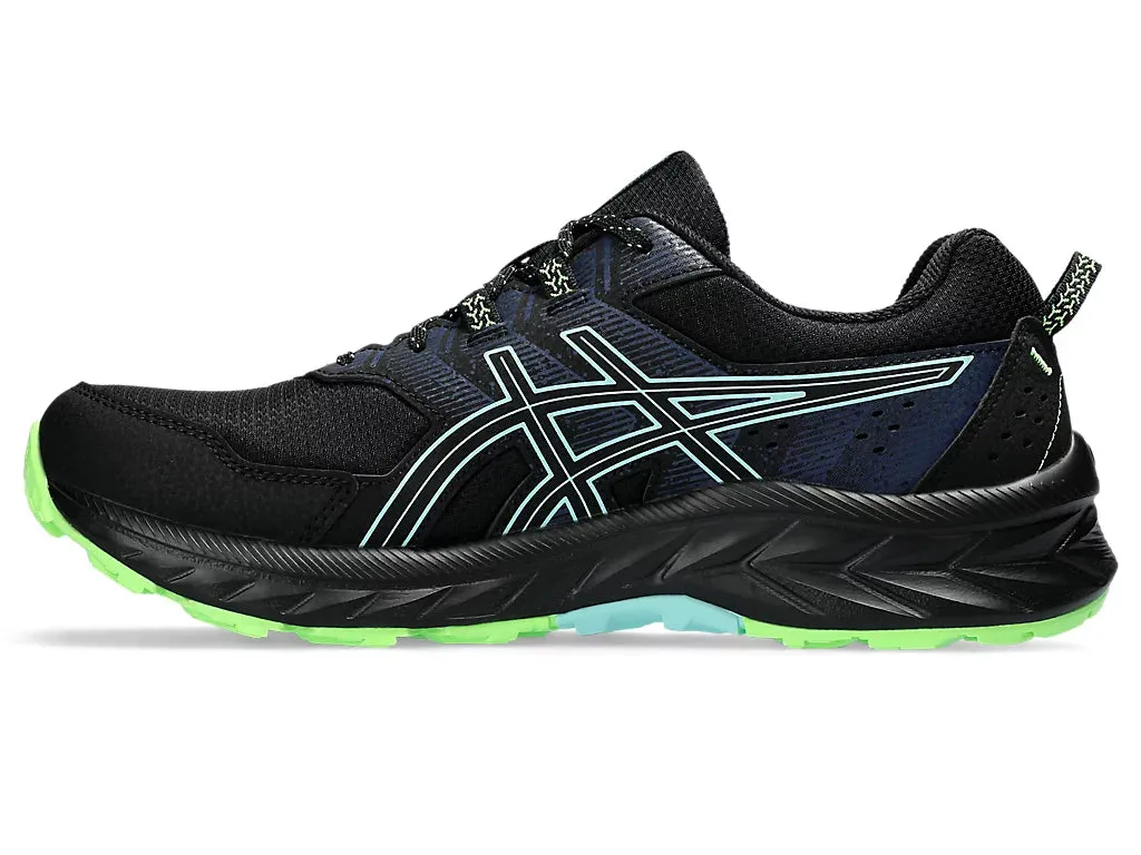 ASICS Gel Venture 9 (Black/Illuminate Mint) Mens