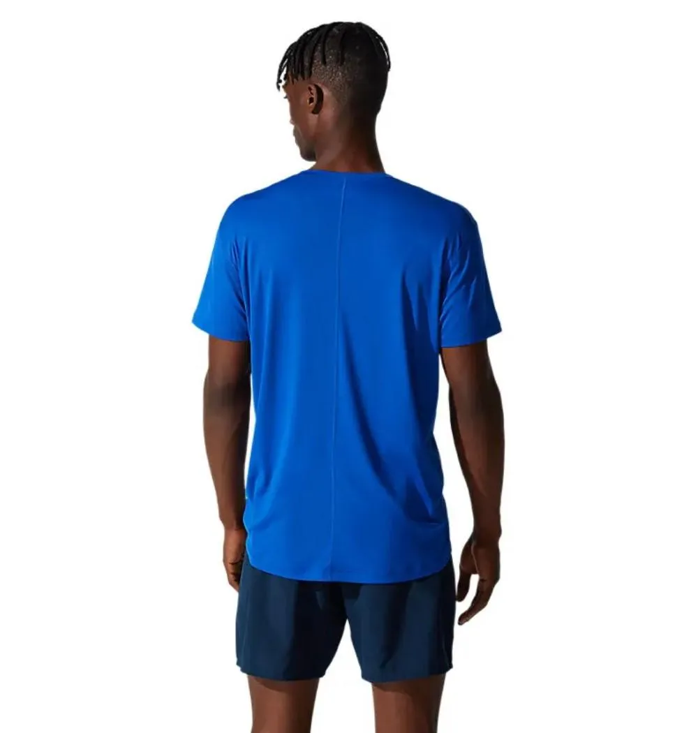 Asics Tight Masculino Silver_Asics_Top Asics_Blue/Brilliant_White