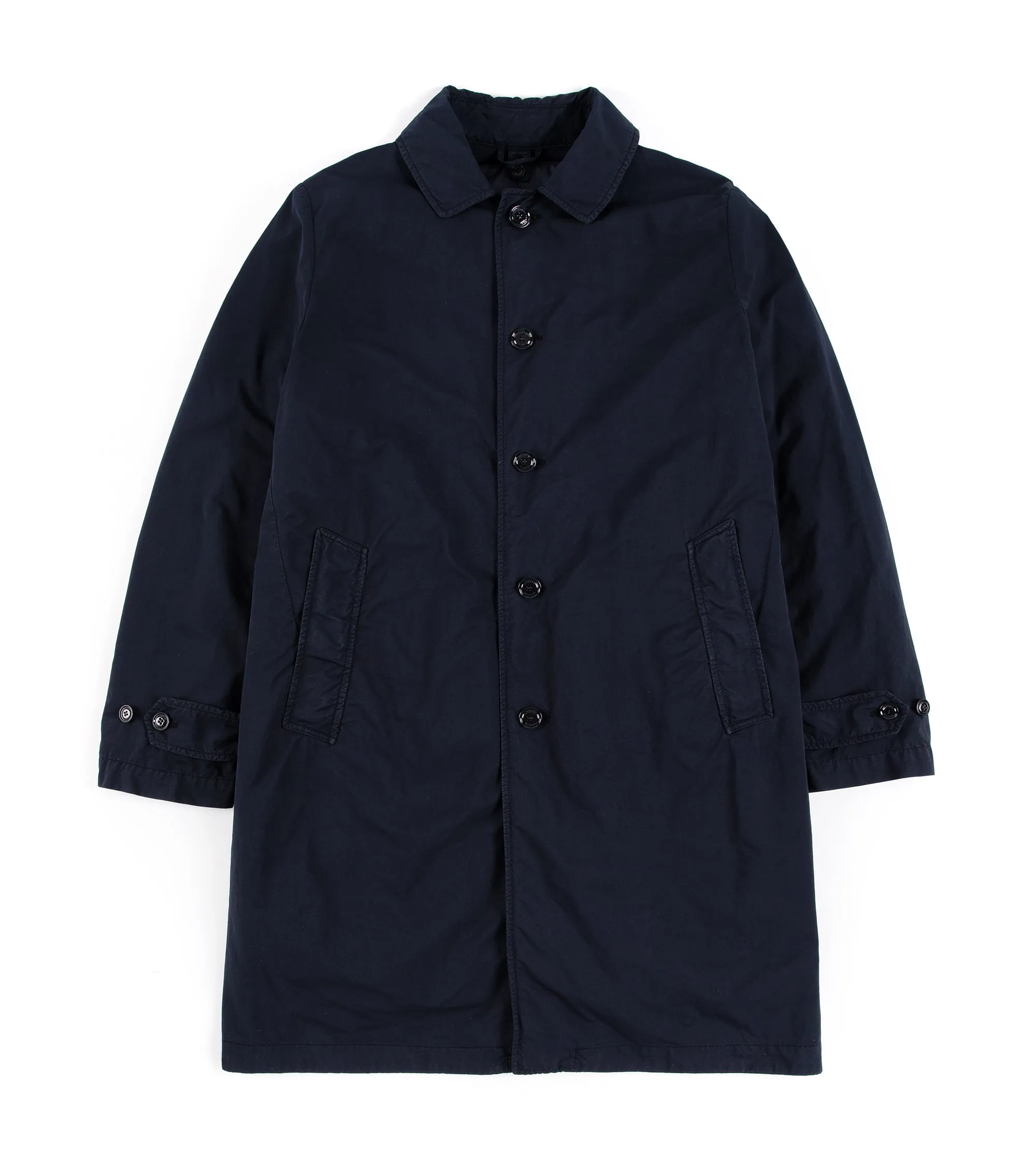 Aspesi Vodka Long Padded Coat: Navy