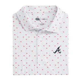 Atlanta Braves Tour Logo Printed Performance Polo