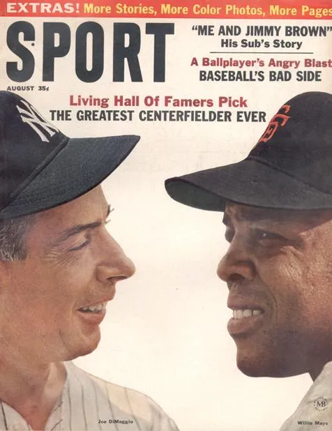 August 1964 SPORT Cover (Joe DiMaggio, New York Yankees, Willie Mays, San Francisco Giants)