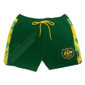 Australia Official Socceroos 1990 Retro Shorts Football by Outerstuff