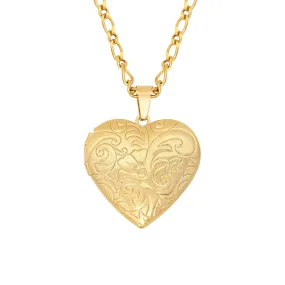 Beau Heart Locket Necklace