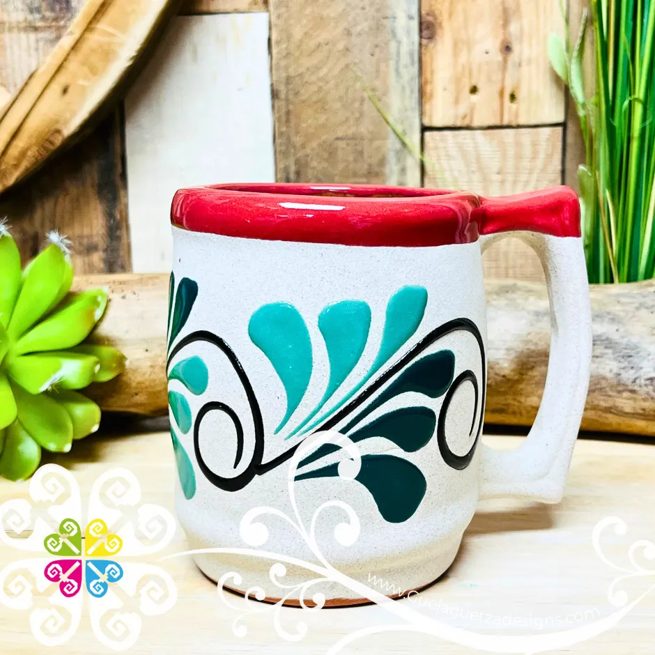 Beer & Tacos Clay Mug - Beer Mug