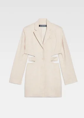 Beige La Robe Bari Blazer Dress