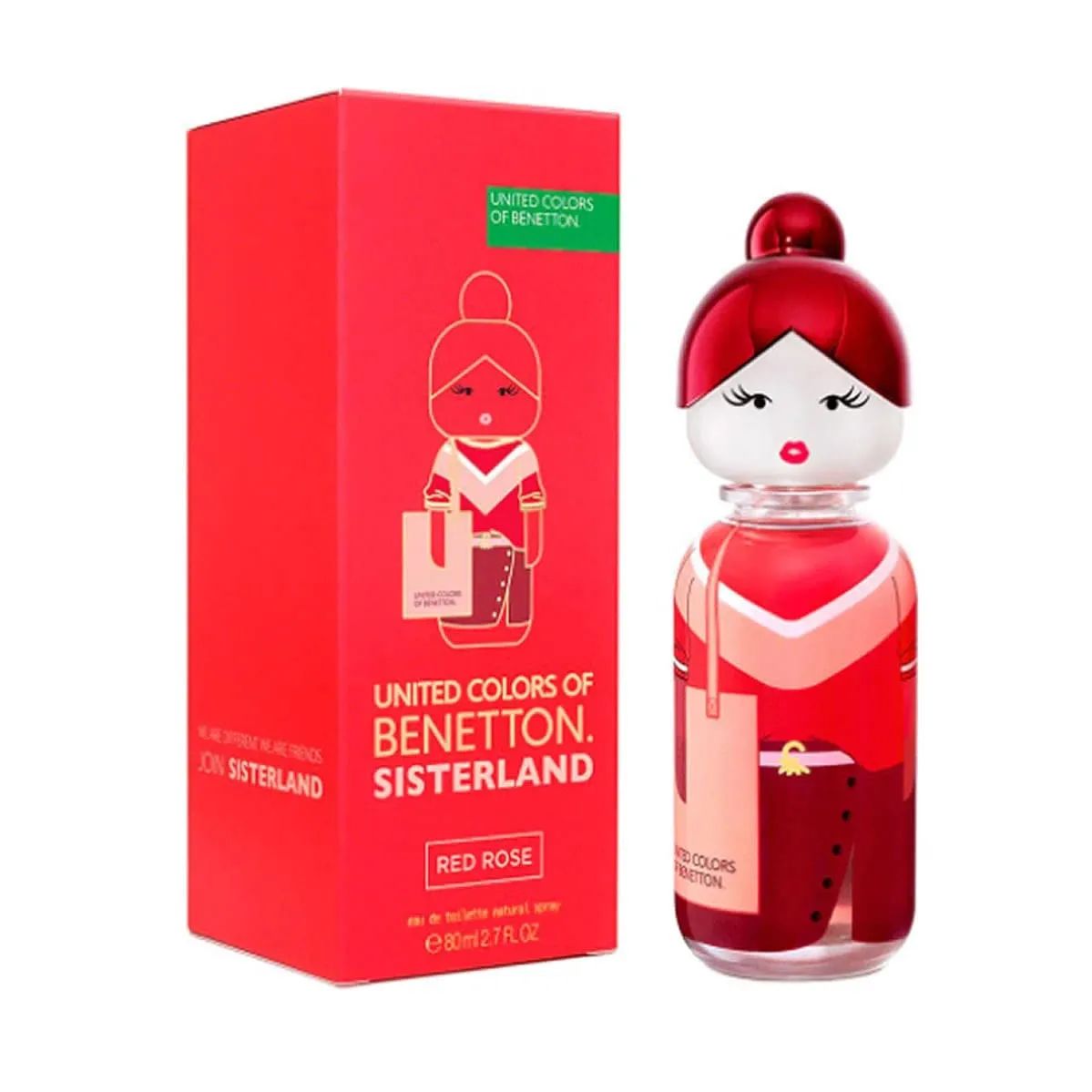 Benetton Sisterland Red Rose EDT 80 ML (M)