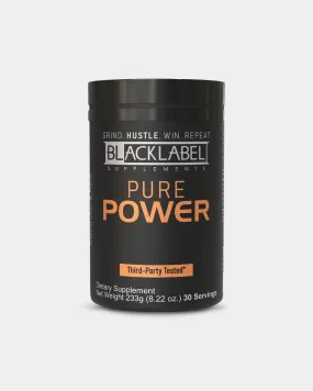 BLACKLABEL Supplements Pure Power