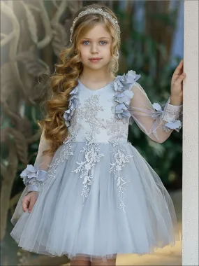 Bloom Queen Embellished Lace Tutu Dress