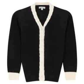 Blumint Boys Braided Cardigan Black/Cream