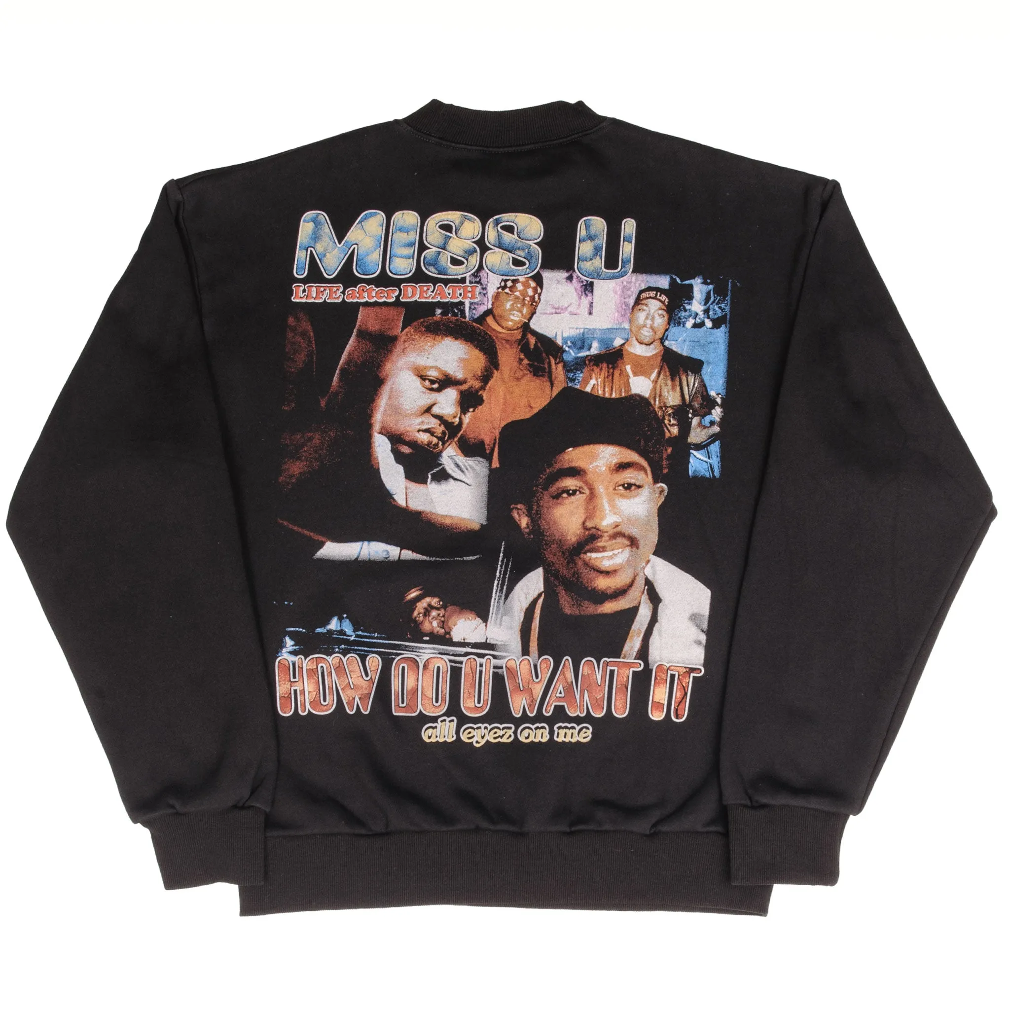 BOOTLEG NOTORIOUS BIG 1972- 1997 TUPAC 1971-1996 SWEATSHIRT SIZE MEDIUM