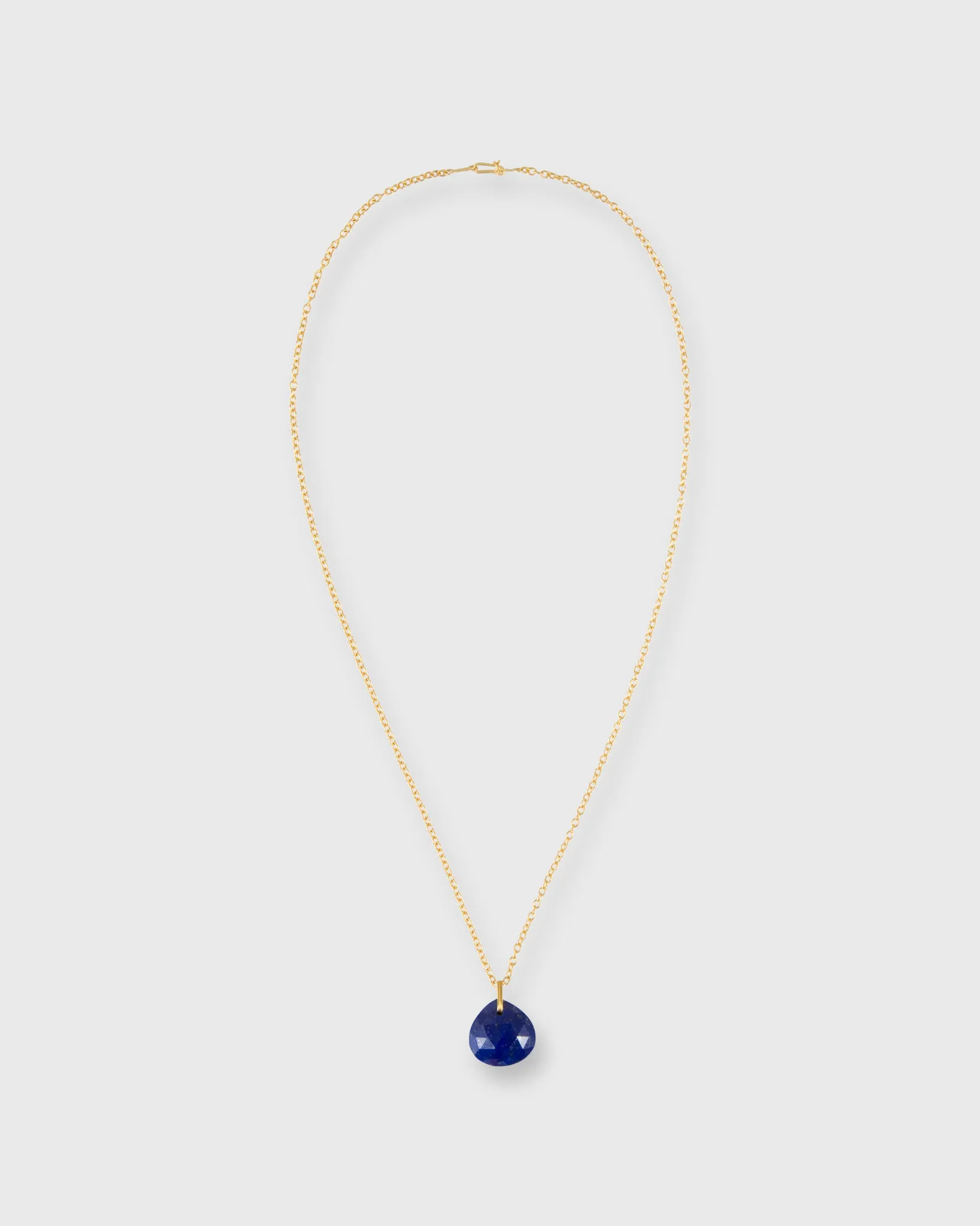 Briolette Pendant in Lapis Lazuli