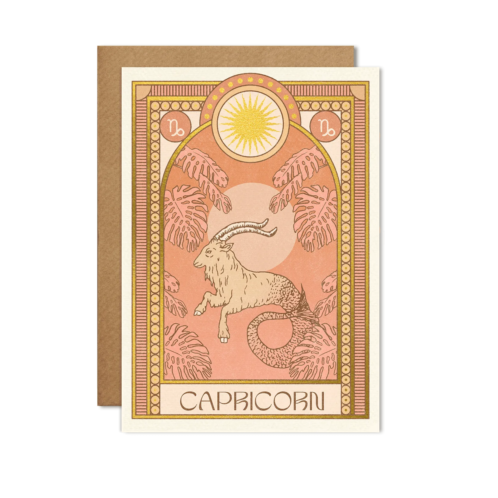 Capricorn Zodiac Card