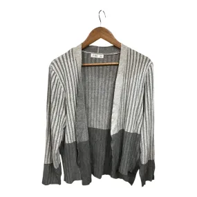 Cardigan By Clothes Mentor In Grey, Size: Xl