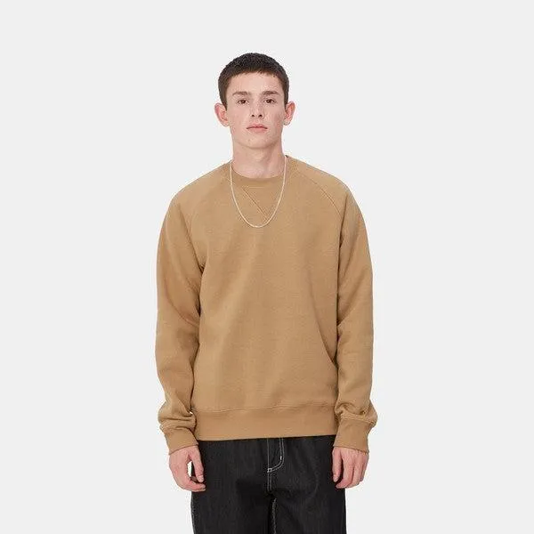 Carhartt WIP Chase Crewneck Sweatshirt Peanut - Gold