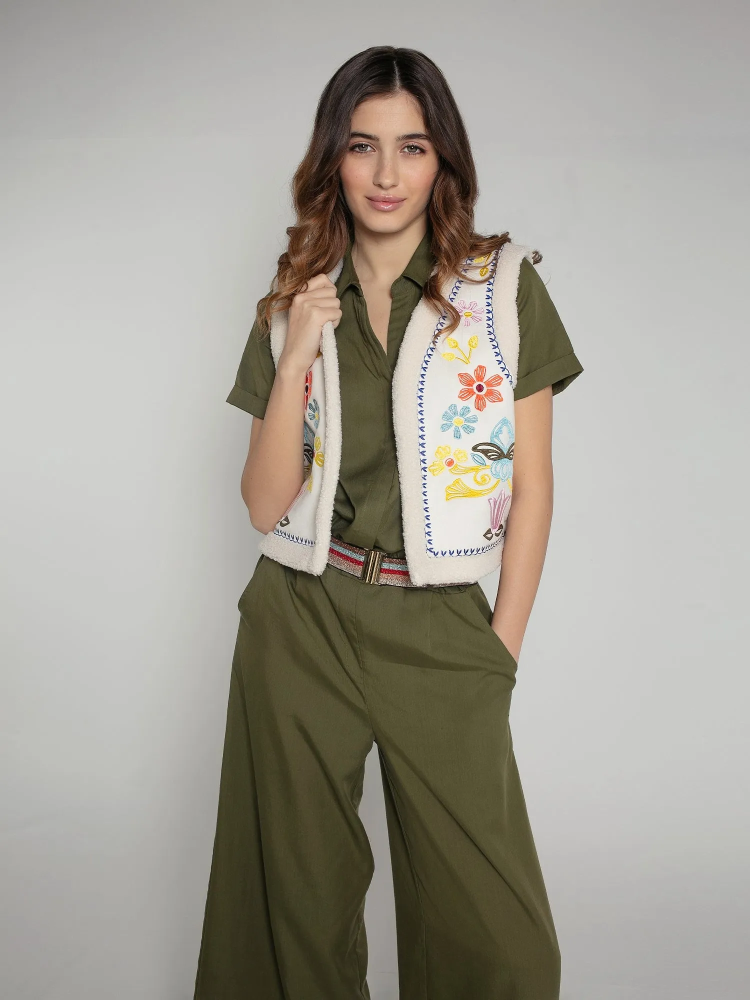 Cassidy embroidered Gilet