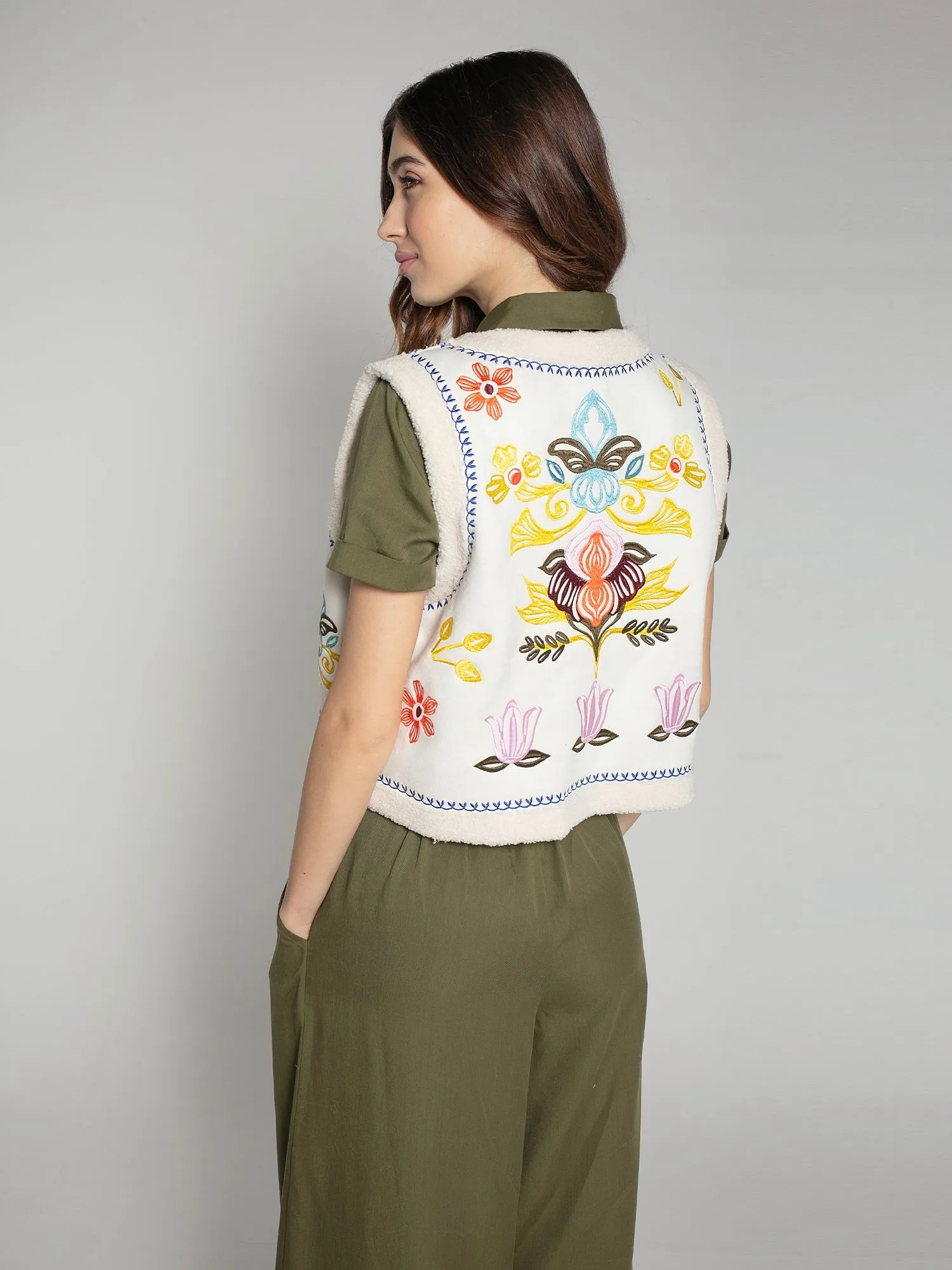 Cassidy embroidered Gilet