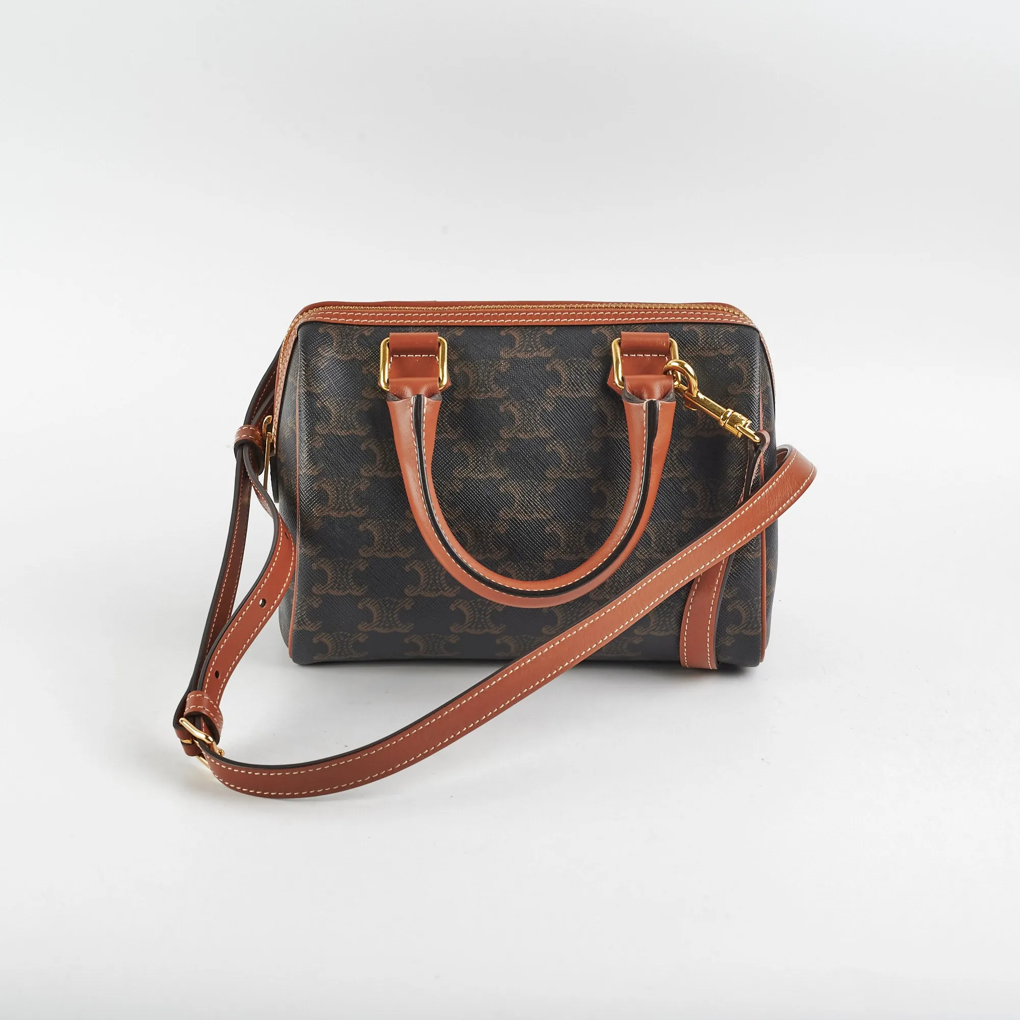 Celine Small Boston Cuir Triomphe