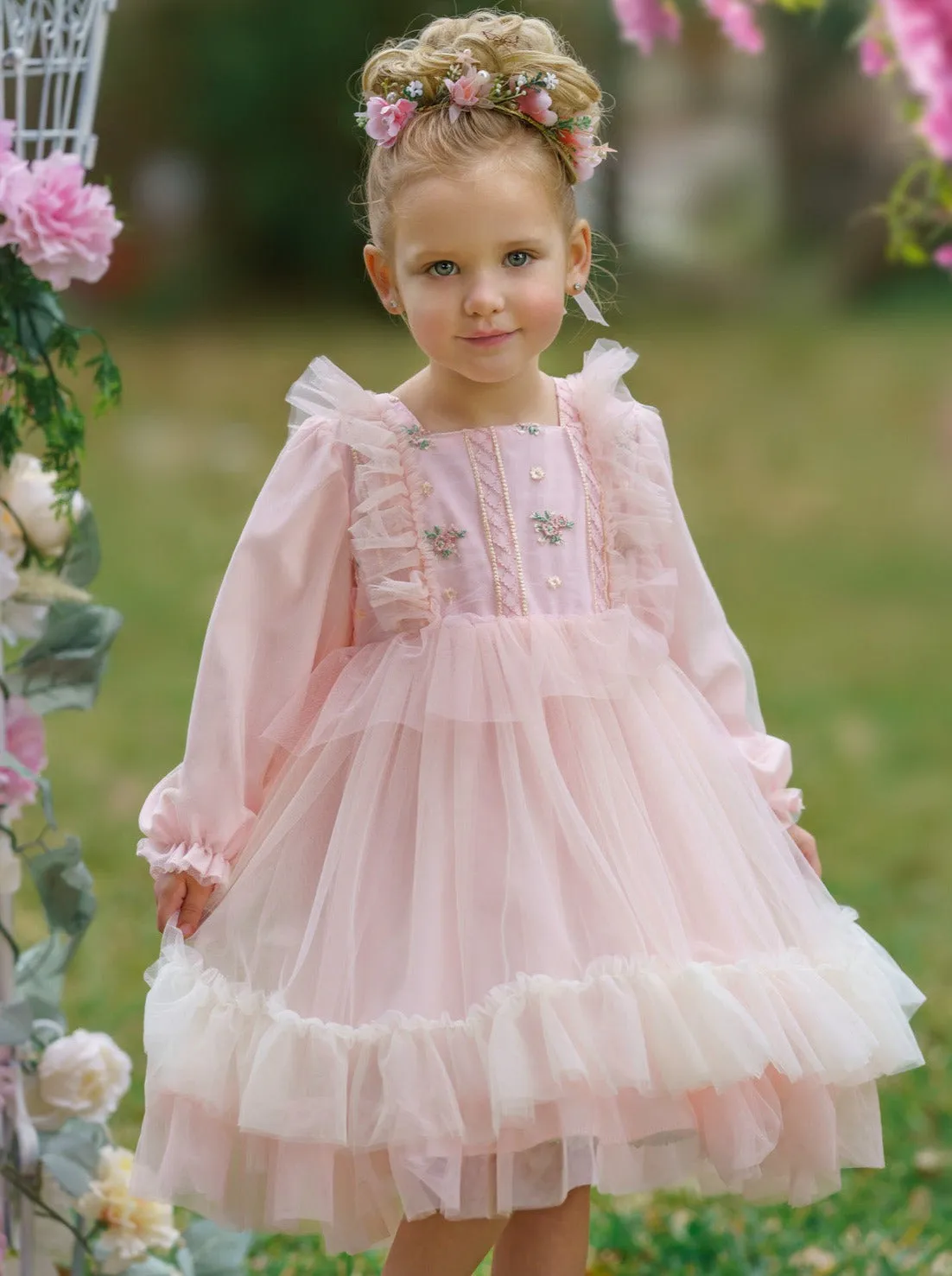 Charming Day Ruffled Tutu Dress