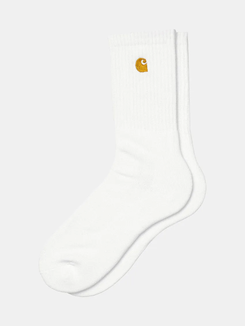 Chase Socks White