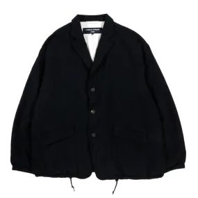 COMME DES GARCONS HOMME J024 WOOL JACKET NAVY