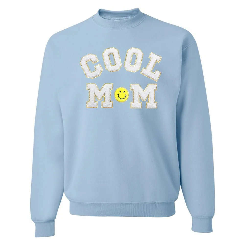 Cool Mom Letter Patch Sweatshirt