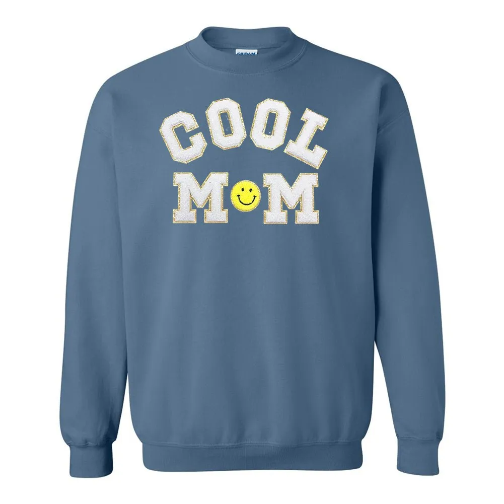 Cool Mom Letter Patch Sweatshirt