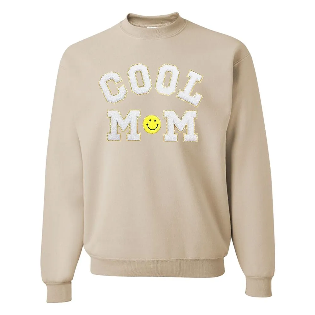 Cool Mom Letter Patch Sweatshirt