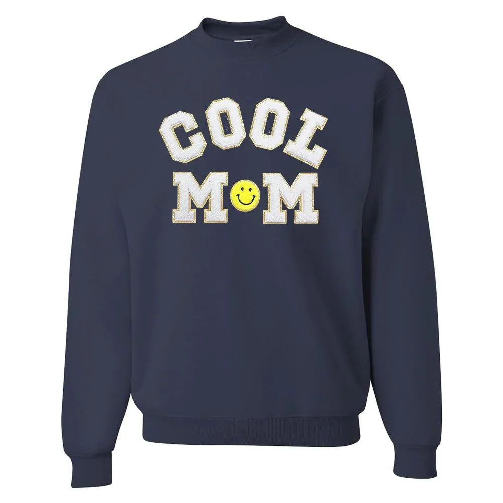 Cool Mom Letter Patch Sweatshirt