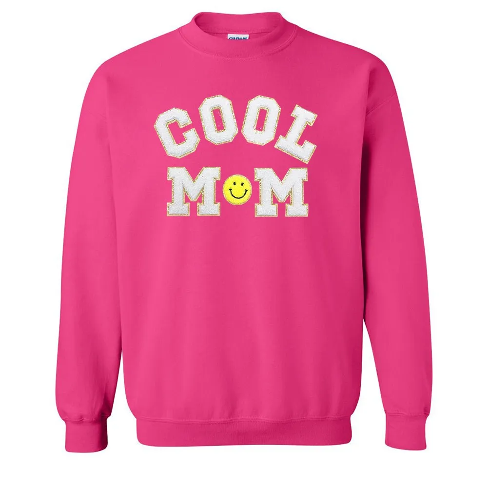 Cool Mom Letter Patch Sweatshirt