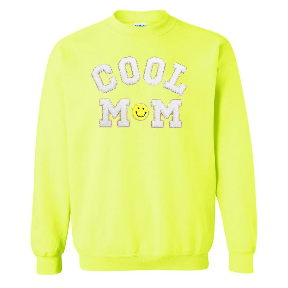 Cool Mom Letter Patch Sweatshirt