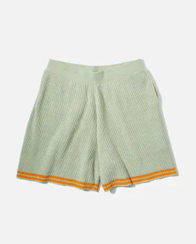 Cordy Knit Shorts - Mint Green