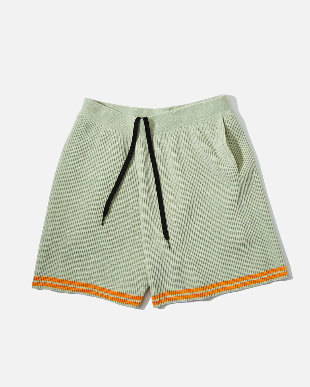 Cordy Knit Shorts - Mint Green