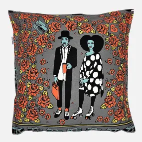 Couple Patterned Throw Pillows