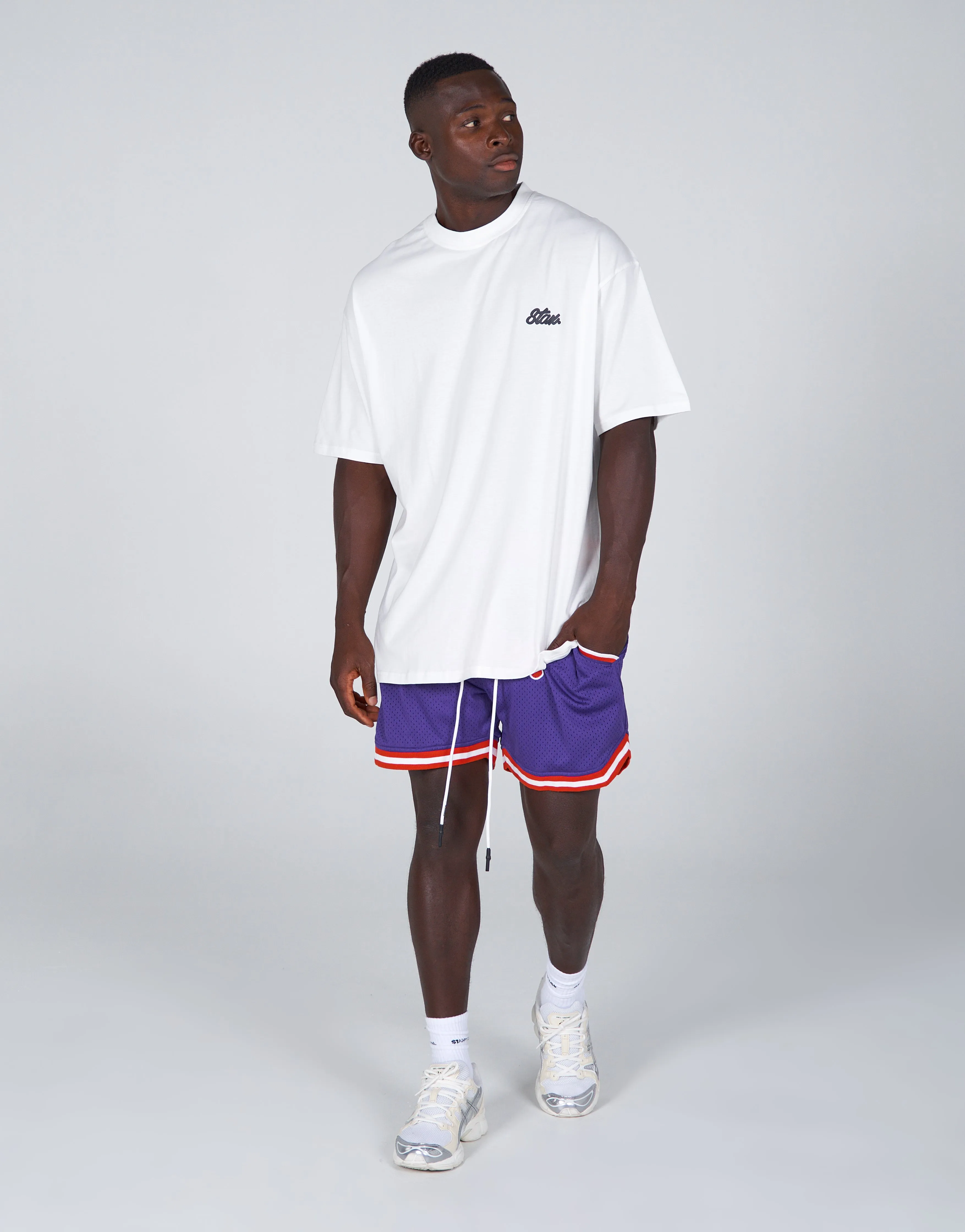 Court Drip Basketball Shorts - NYU