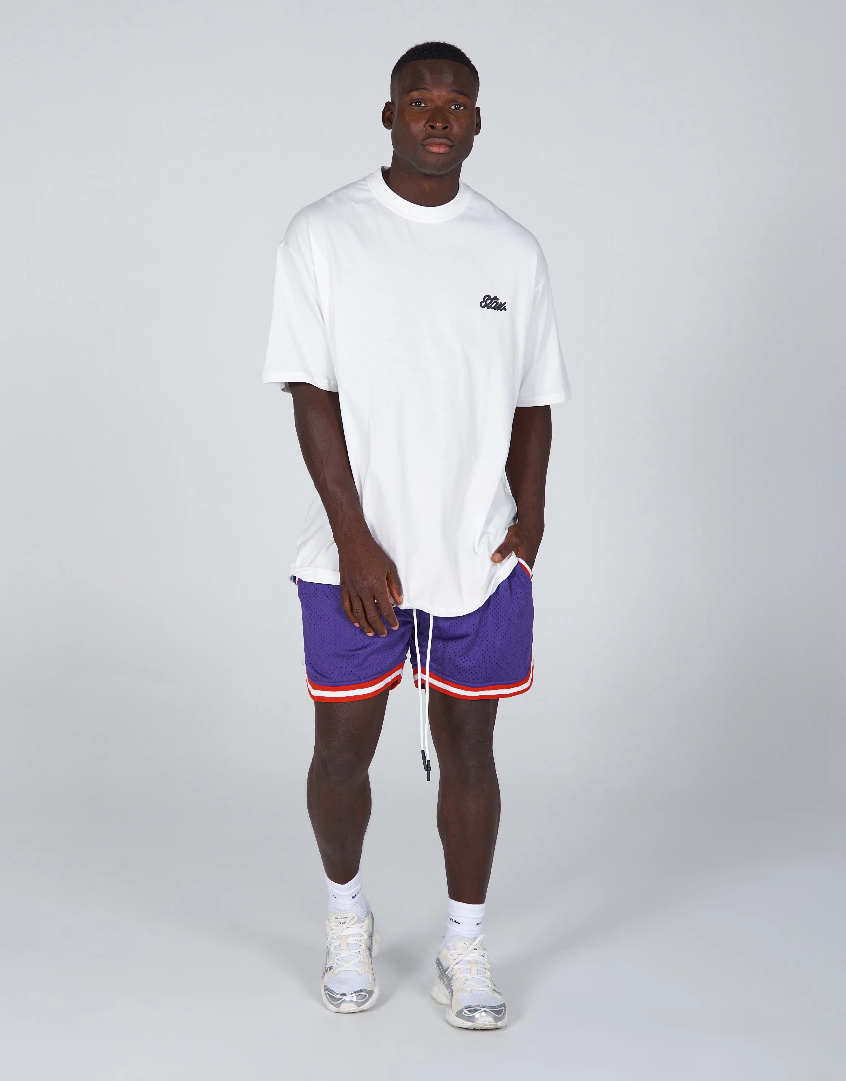 Court Drip Basketball Shorts - NYU