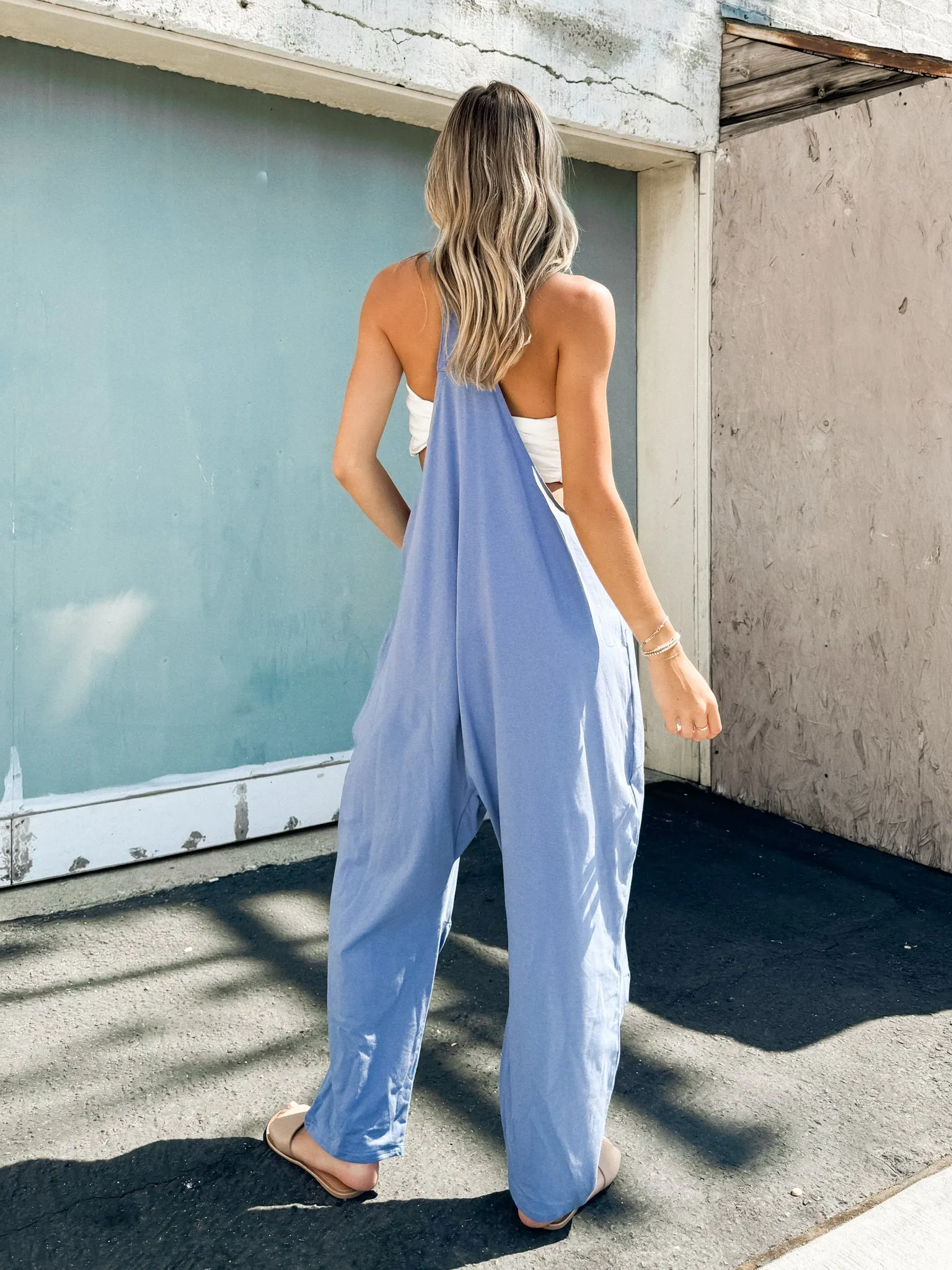 Cozy Periwinkle Jumpsuit