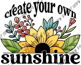 Create Your Own Sunshine DTF Transfer