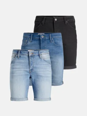 De Originale Performance Denim Shorts (herre) - Pakketilbud (3 stk.)