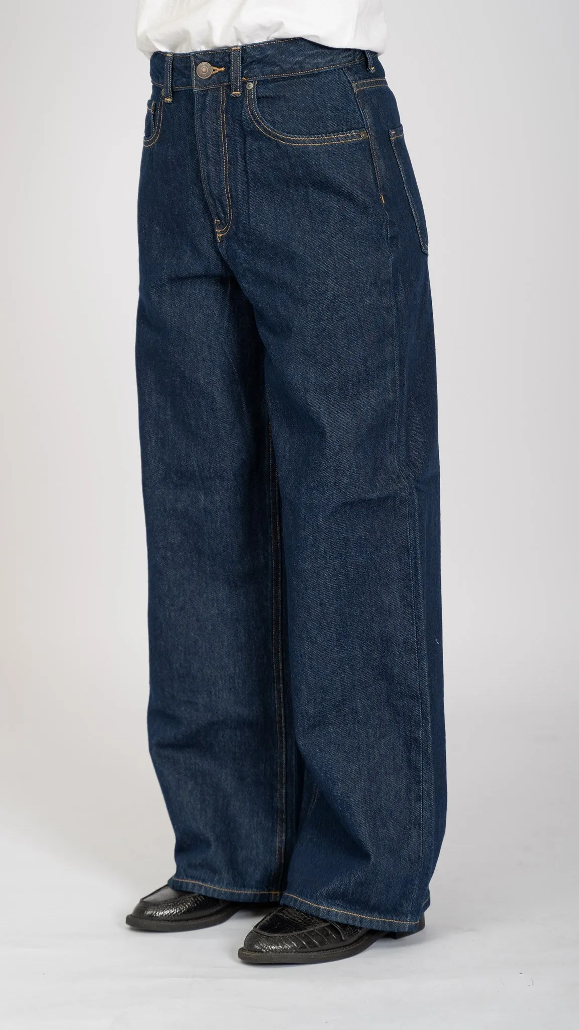 De Originale Performance Wide Jeans - Dark Blue Denim