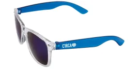 DIN ICON Sunglasses - White/Blue