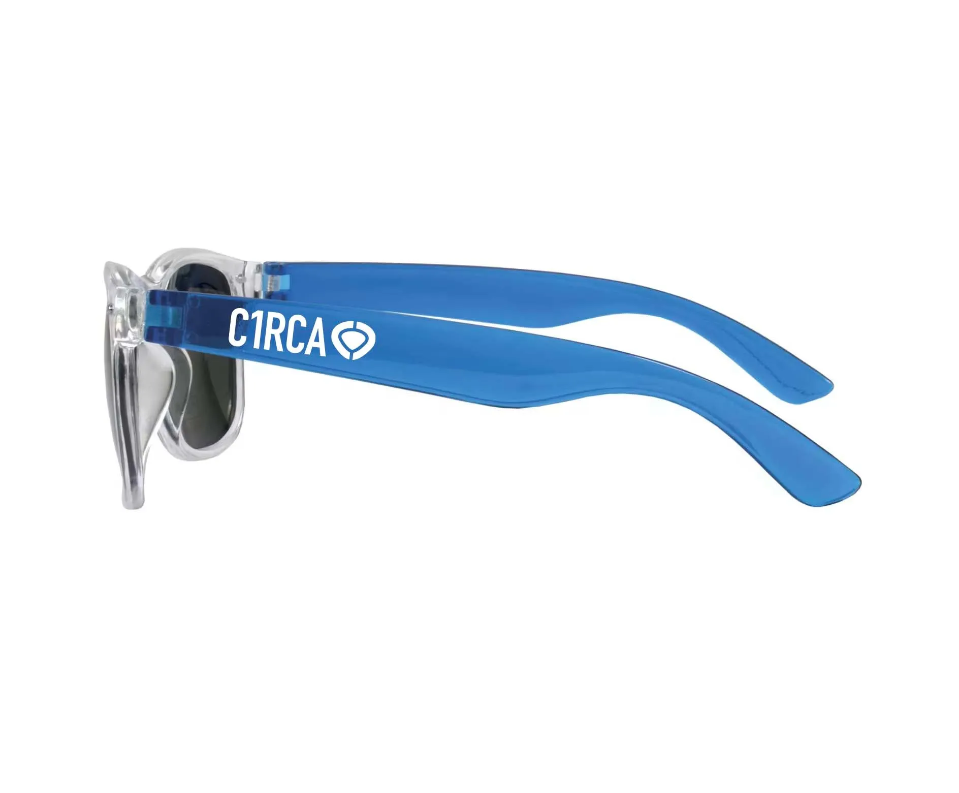 DIN ICON Sunglasses - White/Blue